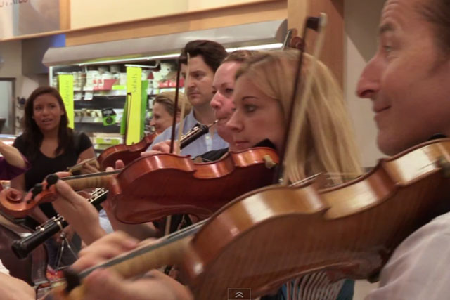 Classic FM: sends flash mob to Morrisons