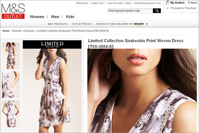 M&S: launches its discount Outlet format online