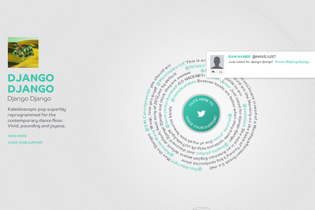 Barclaycard: runs Mercury Prize Twitter campaign
