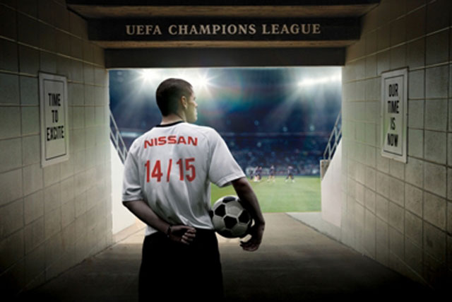 Nissan: signs four-year deal to sponsor the UEFA Champions League