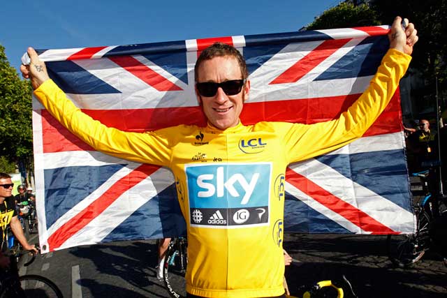 Tour de France winner: Bradley Wiggins