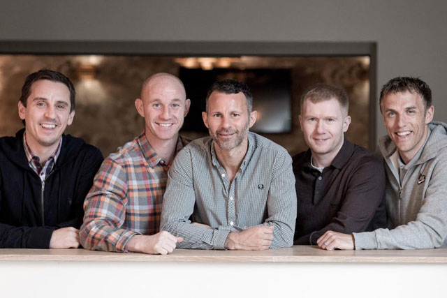 The Class of 92: run by Gary Neville, Nicky Butt, Ryan Giggs, Paul Scholes and Phil Neville