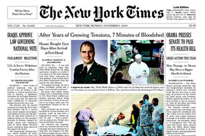 New York Times...among US publications considering stopping UK distribution