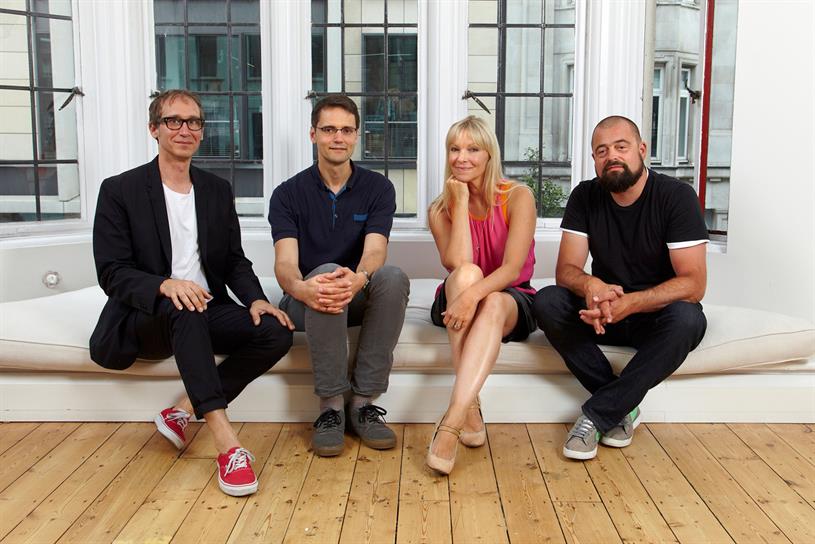 Dare: (left to right) Alexiou, Cooper, Thomas and Heiss form the new senior line-up