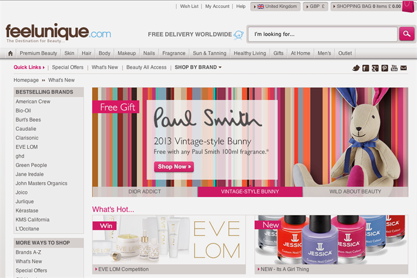Feelunique.com: seeks agency