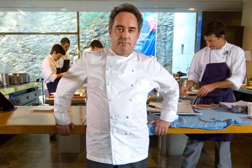 Adrià…‘Just because you are creative, it’s not like you have any divine right – you still have to be efficient’. Credit: Getty Images