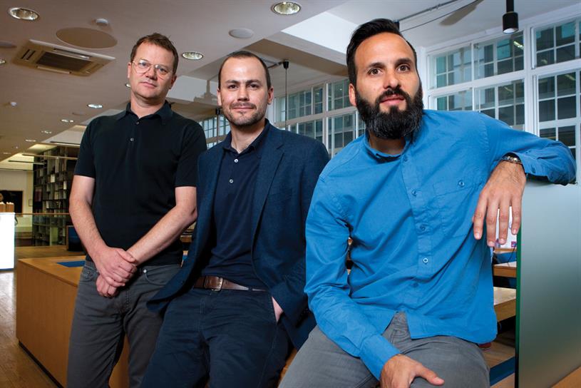 Fallon’s new management line-up: (left to right) Hackworthy, Townsend and Lucero want to make the agency a ‘creative agitator’