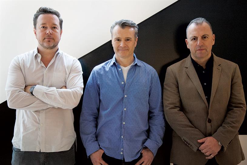 Fold7: Newey and Learman with chief executive Marc Nohr