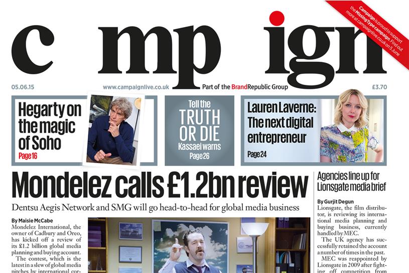 Missing letters: This week's edition of Campaign