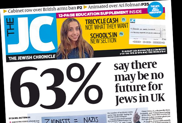 Jewish Chronicle: newspaper issues apology for publishing Gaza appeal ad