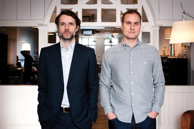 Miller (r) and Kenny: seek to combine data with technology