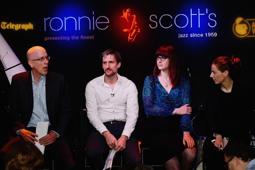 Breakfast panel: (from left) Seiken, Whyld, Geary and Day