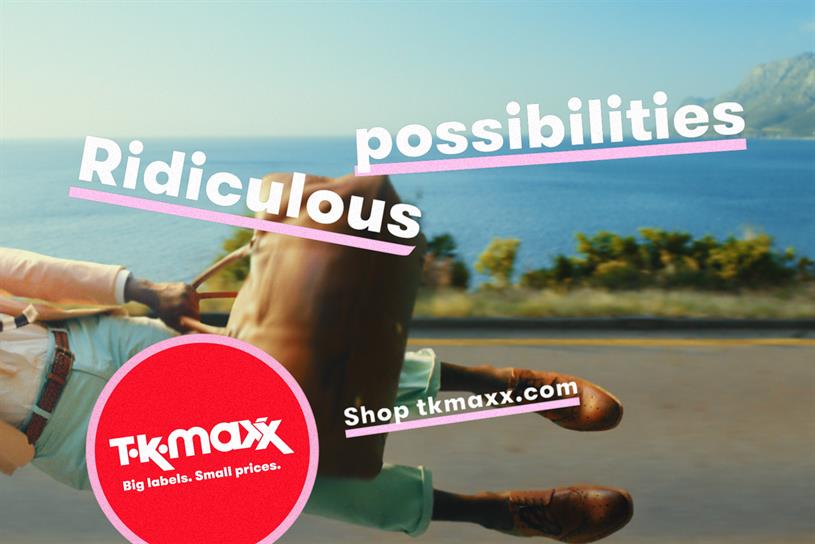 TK Maxx "ridiculous possibilities weekend bag" by Wieden & Kennedy London
