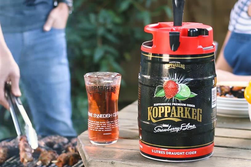 kopparberg keg asda