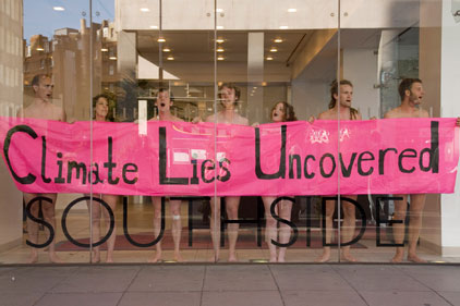 Naked Protesters Invade Edelman S London Headquarters In Victoria