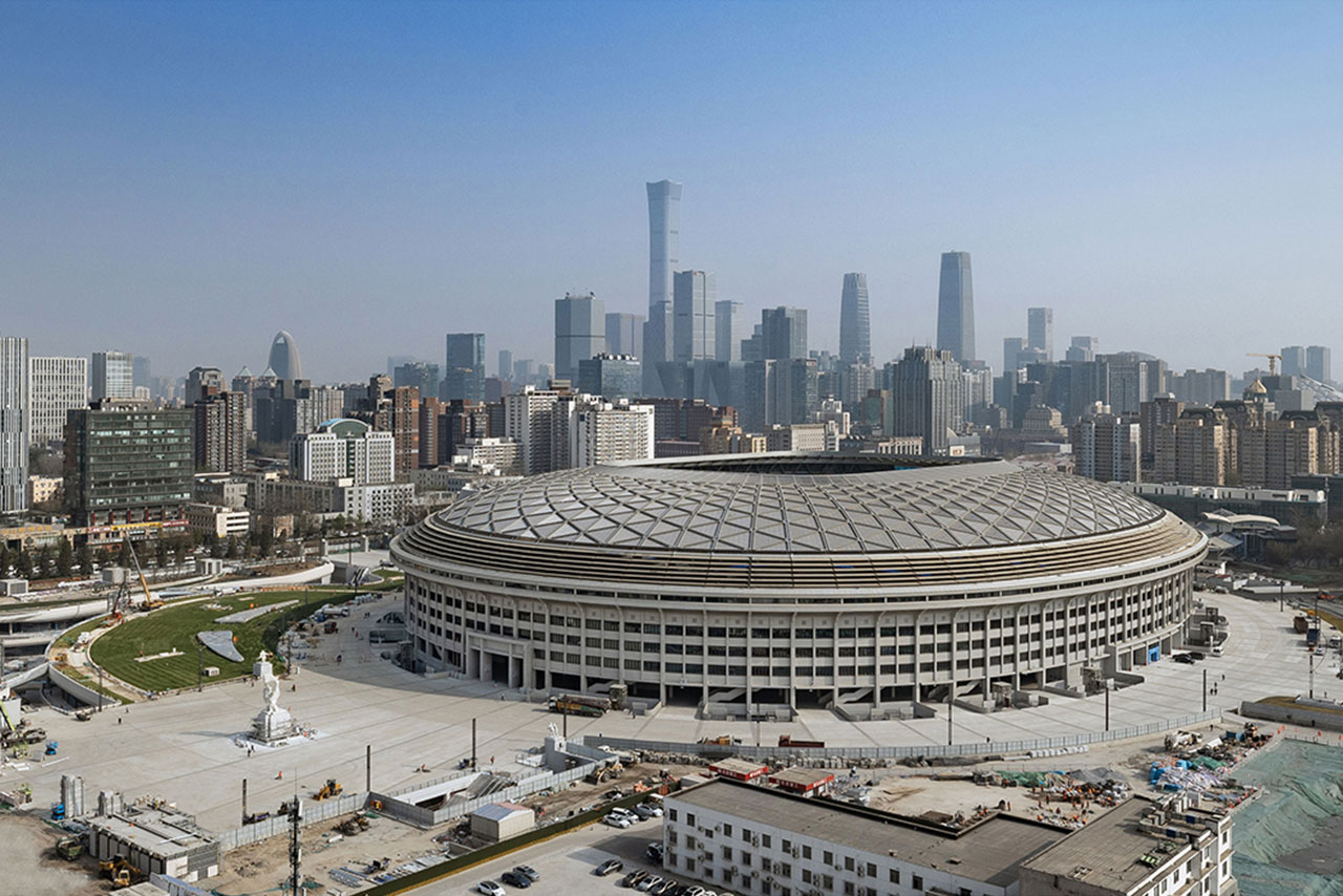 View of Reconstruction of Beijing Workers' Stadium
