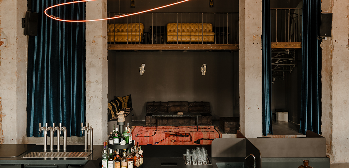 View of KINK Bar & Restaurant, Berlin. Photography by Robert Rieger. Courtesy of Kerim Seiler.