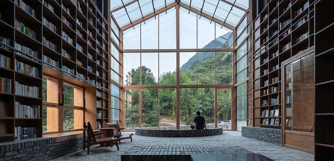 Capsule hostel and Bookstore in Village Qinglongwu by Atelier tao+c
photograph © su shengliang