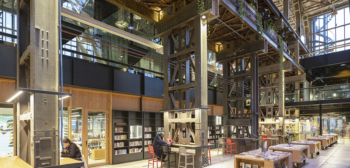 LocHal Library - Mecanoo Architecten, Images: Ossip Architectuurfotografie