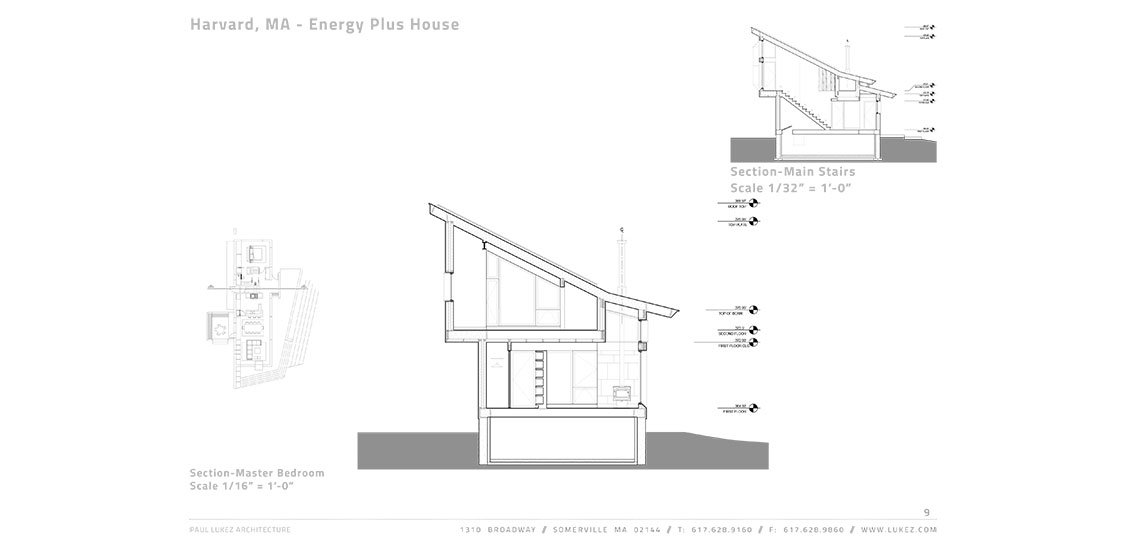 Harvard MA Energy Plus House Paul Lukez Architecture, Images Greg Premru. Paul Lakez