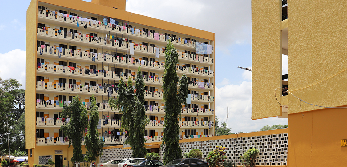 Africa Hall (Women’s Hall 6), Kumasi, (Ghana), design 1964 -65. Architects Office UST, John Owusu-Addo/Miro Marasović (chief university architect), Niksa Ciko (architect in charge).