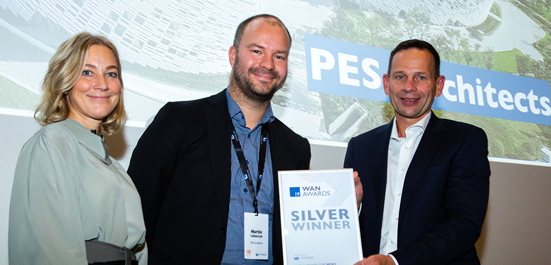 Another win for PES-Architects, this time a Silver Award in the Facade category