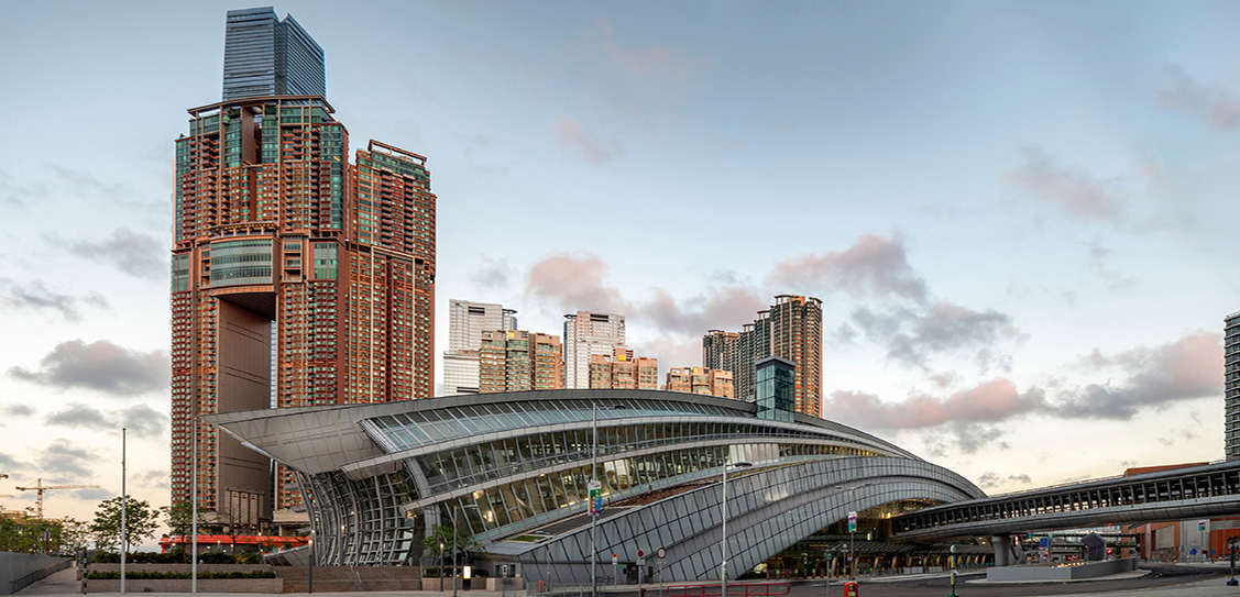 Hong Kong West Kowloon Station - designed by Andrew Bromberg at Aedas. Photos by Hisao Suzuki.
