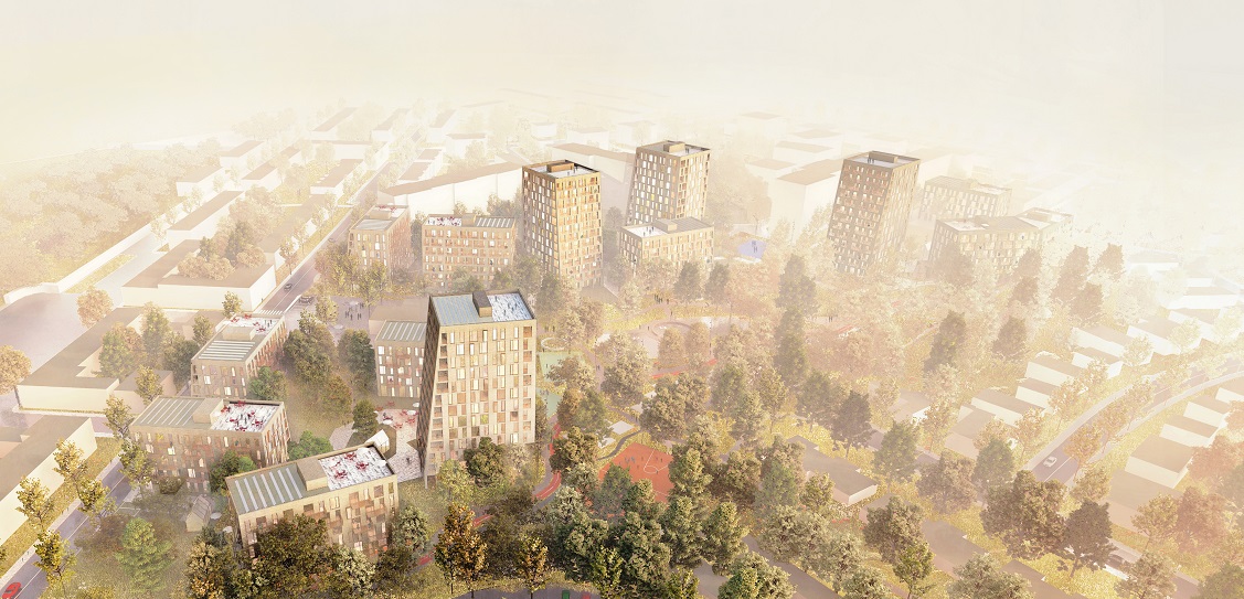 C.F. Moller and BRUT have won an urban design contest in Ostend, Belgium. Picture: C.F. Moller and BRUT