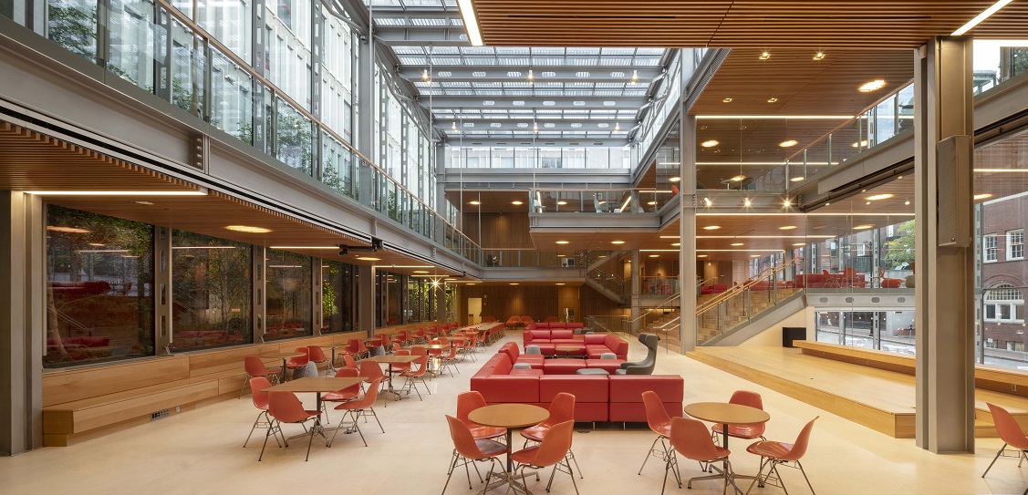 Hopkins Architects designed the new Smith Campus Center (Bruner/Cott: executive architect)