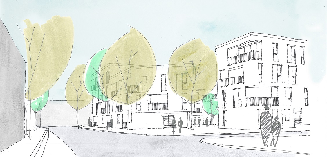 FBM Architects has secured planning consent for a 32-home car-free scheme in East London. Picture: FBM Architects