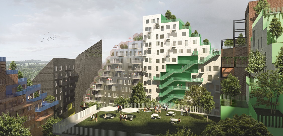Manuelle Gautrand is developing the Hyde Park scheme in Amsterdam. Picture: LMNB