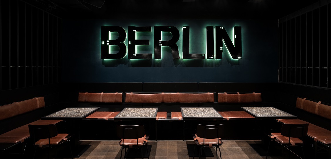 Thilo Reich designed Berlin Bar in Moscow. Picture: Ivan Erofeev