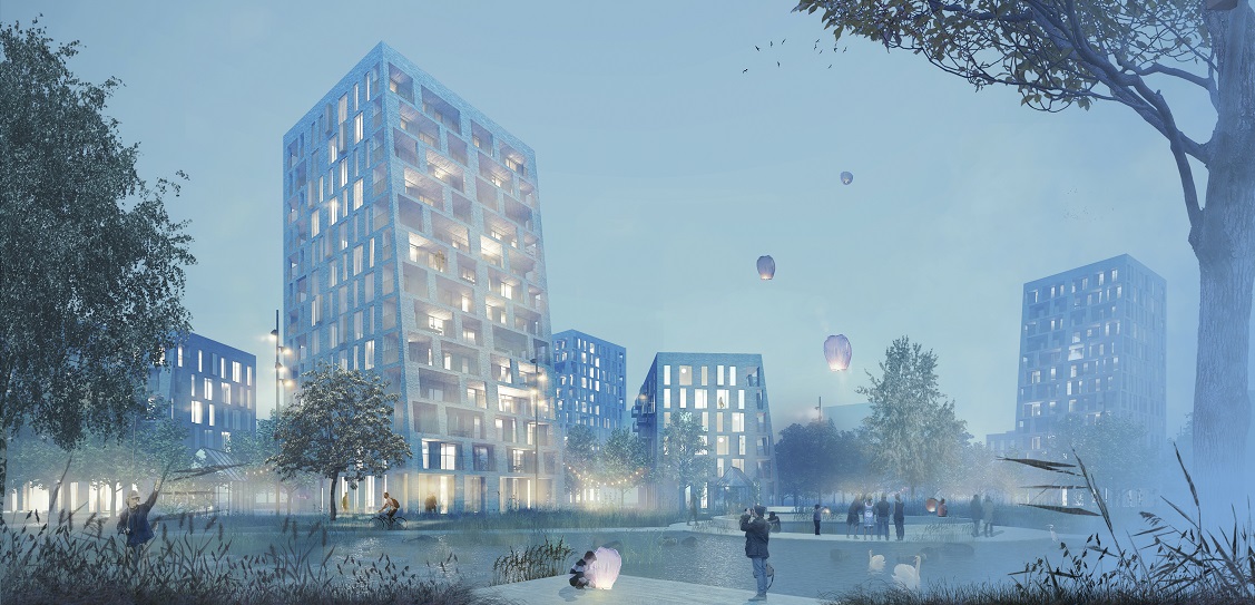 C.F. Moller and BRUT have won an urban design contest in Ostend, Belgium. Picture: C.F. Moller and BRUT