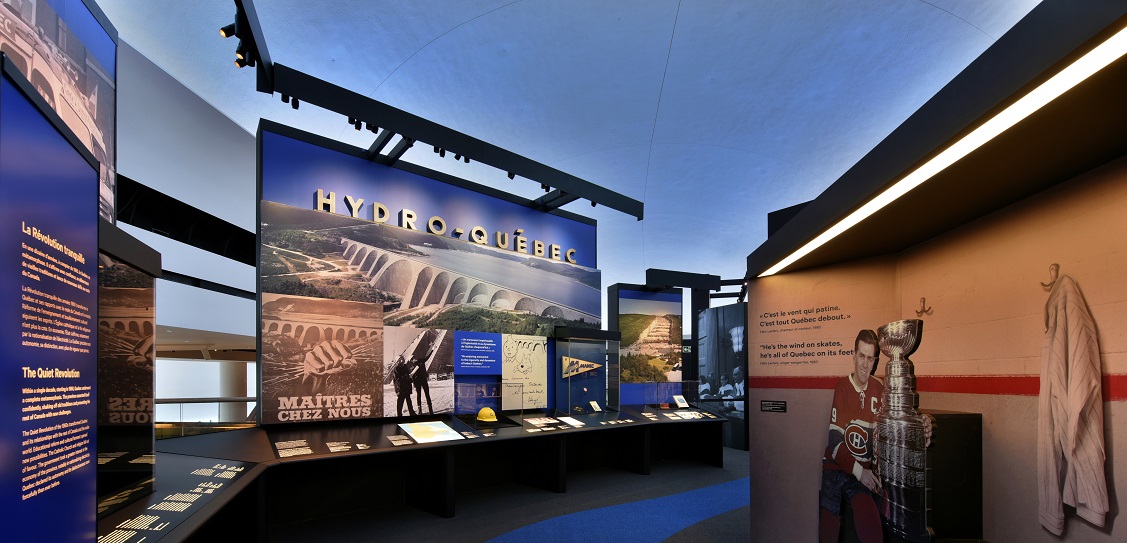 Lightemotion created the lighting design at the Canadian Museum of History. Picture: Gordon King