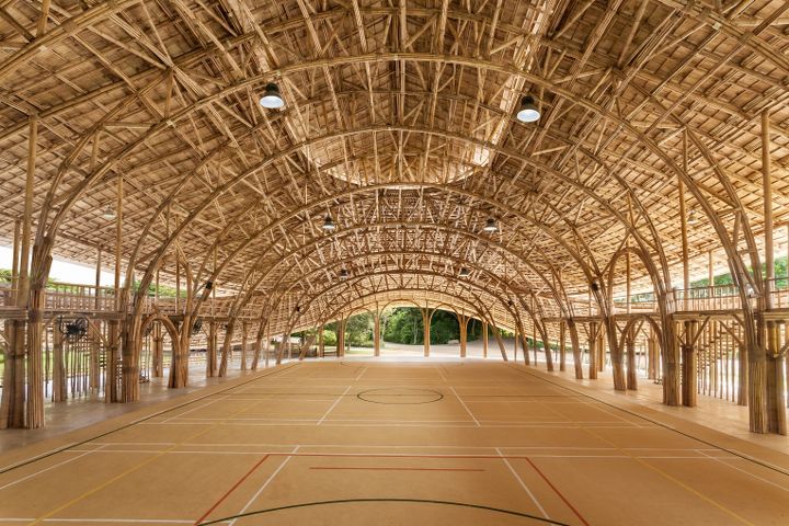 Bamboo Sports Hall, Panyaden International School, by Chiangmai Life Architects