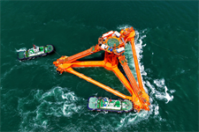 World's 'largest TLP floating wind turbine' to power Chinese oil field