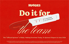 Huggies’ baby-making campaign scores World Cup parental leave