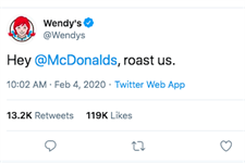 Wendy S Never Directly Named Mcdonald S In Trolling Tweets Until Now Pr Week - roblox battles on twitter a new competitor joins the