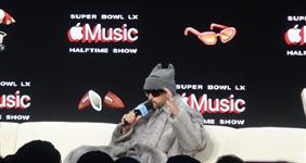 Bad Bunny arrives at Super Bowl LX early for Apple Music pre-Halftime Show event