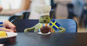 IKEA collaborates with Tiny Chef to promote falafel balls