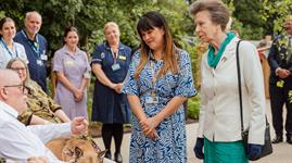 HRH The Princess Royal opening Horatio's Garden