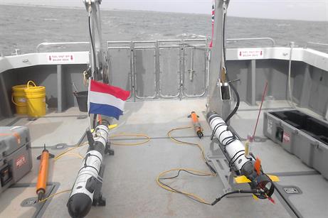 Seabed is initially scanned using AUVs (pictured) or sonar