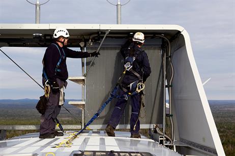 The technicians carry out physical condition checks