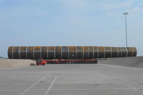 They were delivered to the Breakbulk and Offshore Wind Terminal in Vlissingen