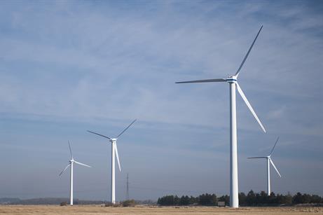 The 35 Vestas V40 600kW wind turbines had been in operation since 1996