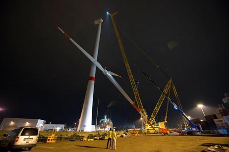 The 117-metre rotor makes it suitable for medium-wind sites