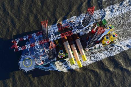 DECEMBER: The first foundations are sailed out to the Nordsee One site off the coast of Germany