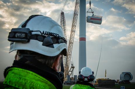 Siemens has installed two 6MW turbines at an onshore site