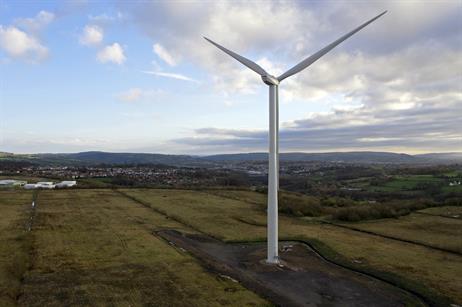 JUNE Two Senvion MM100 turbines were installed at an old coal mine in Wales