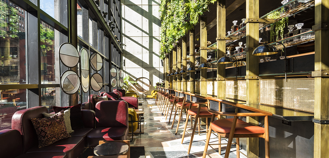 Botanic Inspiration For Public And Amenity Spaces At Moxy Chelsea